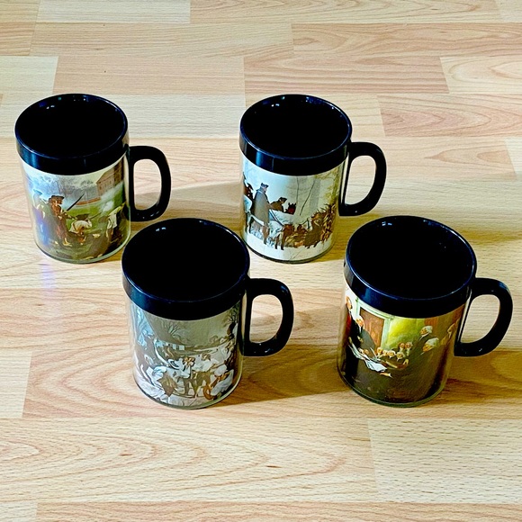 ThermoServ Other Vintage Thermoserv Set Of 4 Mugs Poshmark